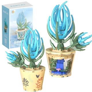 ZESTAW KLOCKI KWIATY W DONICZCE 3D DWUSTRONNA DONICZKA WODOSPAD IMPORT PRONICE