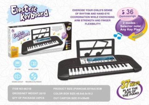 ELEKTRYCZNE ORGANKI PIANINKO KEYBOARD ZESTAW MUZYCZNY INSTRUMENT DLA DZIECI IMPORT PRONICE