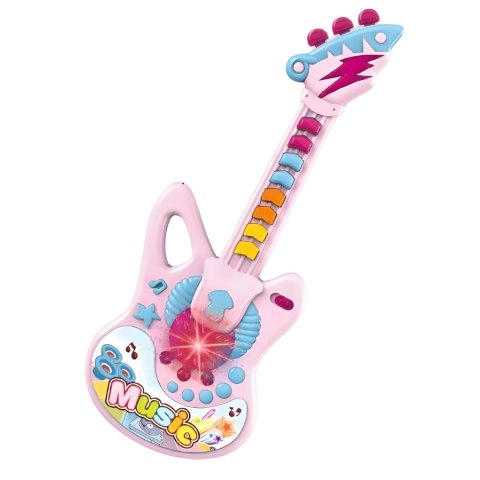 GITARA INTERAKTYWNA DLA DZIECI EFEKTY ŚWIETLNE INSTRUMENT MUZYCZNY IMPORT PRONICE