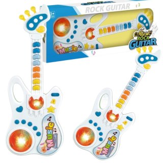 GITARA INTERAKTYWNA DLA DZIECI INSTRUMENT MUZYCZNY EFEKTY ŚWIETLNE MUZYKA IMPORT PRONICE