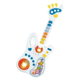 GITARA INTERAKTYWNA DLA DZIECI INSTRUMENT MUZYCZNY EFEKTY ŚWIETLNE MUZYKA IMPORT PRONICE