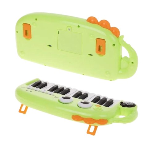 PIANINO ORGANY MUZYCZNE DLA DZIECI INSTRUMENTY MUZYCZNE MELODIE DINOZAUR IMPORT PRONICE