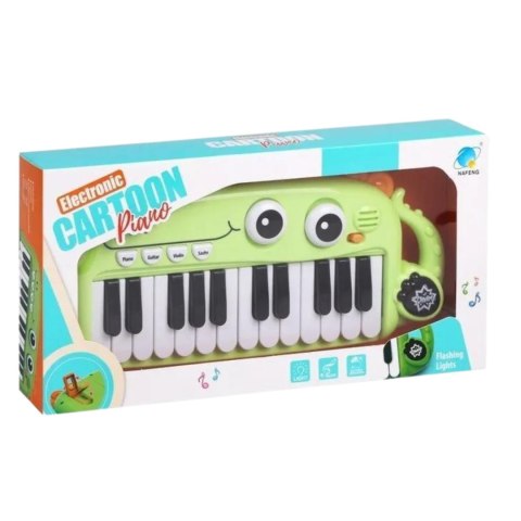 PIANINO ORGANY MUZYCZNE DLA DZIECI INSTRUMENTY MUZYCZNE MELODIE DINOZAUR IMPORT PRONICE