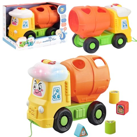 SORTER AUTO INTERAKTYWNE WESOŁE MELODIE ŚWIATŁO KOLOROWE KLOCKI CIĘŻARÓWKA IMPORT PRONICE SORTER AUTO INTERAKTYWNE WESOŁE MELODIE ŚWIATŁO KOLOROWE KLOCKI CIĘŻARÓWKA IMPORT PRONICE