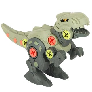 ZESTAW DINOZAUR DO SKRĘCANIA TYRANOZAUR ŚRUBOKRĘT KLATKA DO ZAWIESZENIA IMPORT PRONICE