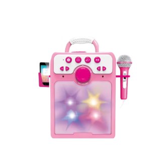 ZESTAW DO ŚPIEWANIA KARAOKE MIKROFON EFEKTY ŚWIETLNE WGRANE UTWORY USB IMPORT PRONICE
