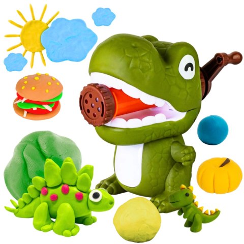 CIASTOLINA WYCISKARKA DINOZAUR ZESTAW MASA PLASTYCZNA FOREMKI IMPORT PRONICE CIASTOLINA WYCISKARKA DINOZAUR ZESTAW MASA PLASTYCZNA FOREMKI IMPORT PRONICE