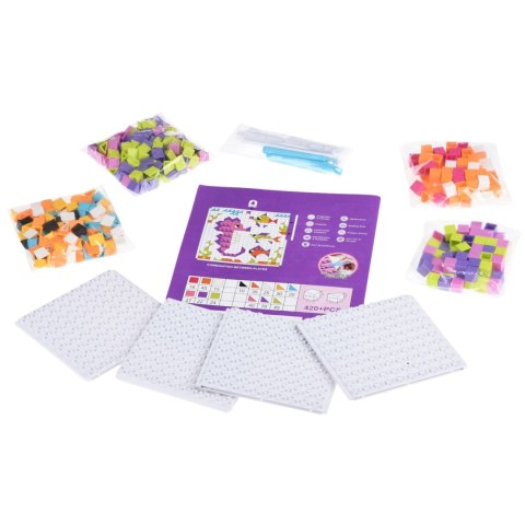 MOZAIKA DLA DZIECI 420 KLOCKI + AKCESORIA IMPORT PRONICE