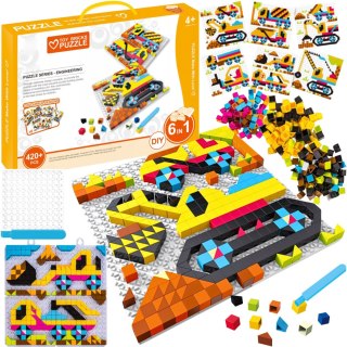 MOZAIKA DLA DZIECI 420 KLOCKI + AKCESORIA IMPORT PRONICE