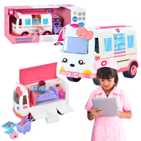 AMBULANS ROZKŁADANY KARETKA LEKARZ PACJENT + AKCESORIA IMPORT PRONICE AMBULANS ROZKŁADANY KARETKA LEKARZ PACJENT + AKCESORIA IMPORT PRONICE