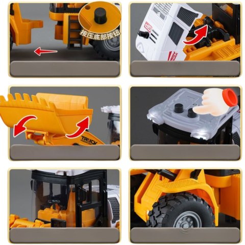 1: 16 FRICTION BULLDOZER WITH LIGHTING AND MUSIC IMPORT PRONICE