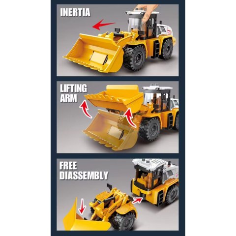 1: 16 FRICTION BULLDOZER WITH LIGHTING AND MUSIC IMPORT PRONICE