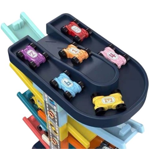 BUILDING BLOCKS STACKED TRACK CAR IMPORT PRONICE