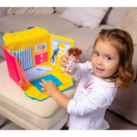 DOMEK DLA LALEK GRA EDUKACYJNA TORBA PRZENOŚNA MIĘKKI MATERIAŁ ROTER KAFER ROTER KAFER DOMEK DLA LALEK GRA EDUKACYJNA TORBA PRZENOŚNA MIĘKKI MATERIAŁ ROTER KAFER ROTER KAFER