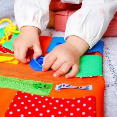 GRA EDUKACYJNA BUSY BOARD 2 TABLICA MANIPULACYJNA TORBA ROTER KAFER ROTER KAFER