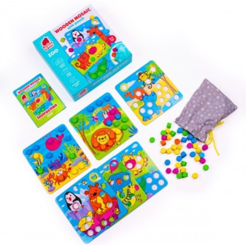 GRA EDUKACYJNA DREWNIANA MOZAIKA ZOO W WORECZKU ZWIERZĘTA ROTER KAFER ROTER KAFER GRA EDUKACYJNA DREWNIANA MOZAIKA ZOO W WORECZKU ZWIERZĘTA ROTER KAFER ROTER KAFER
