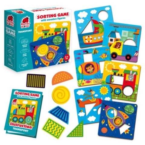 GRA EDUKACYJNA SORTOWANIE POJAZDY TRANSPORT DREWNIANE ELEMENTY ROTER KAFER ROTER KAFER GRA EDUKACYJNA SORTOWANIE POJAZDY TRANSPORT DREWNIANE ELEMENTY ROTER KAFER ROTER KAFER