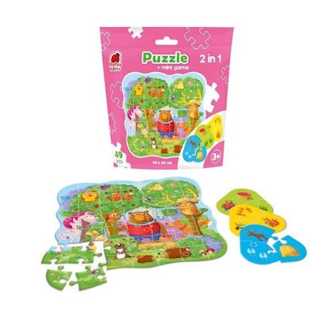 PUZZLE 2W1 MAGICZNY LAS W SASZETCE UKŁADANKA GRA EDUKACYJNA ROTER KAFER ROTER KAFER PUZZLE 2W1 MAGICZNY LAS W SASZETCE UKŁADANKA GRA EDUKACYJNA ROTER KAFER ROTER KAFER