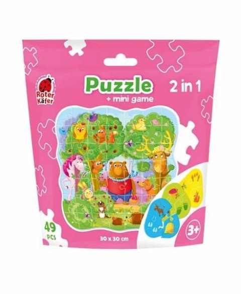 PUZZLE 2W1 MAGICZNY LAS W SASZETCE UKŁADANKA GRA EDUKACYJNA ROTER KAFER ROTER KAFER PUZZLE 2W1 MAGICZNY LAS W SASZETCE UKŁADANKA GRA EDUKACYJNA ROTER KAFER ROTER KAFER