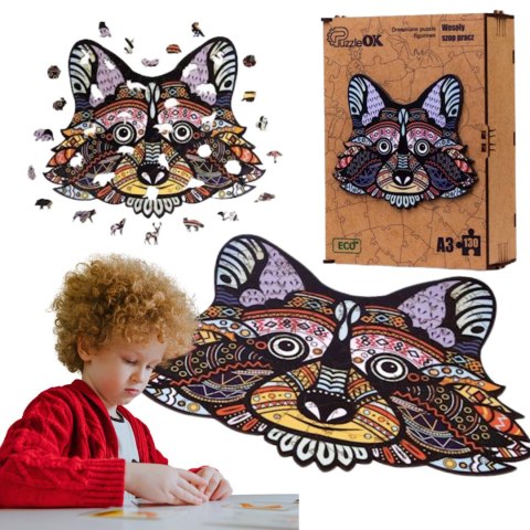 PUZZLE DREWNIANE UKŁADANKA WESOŁY SZOP PRACZ ZWIERZĘ RÓŻNE ELEMENTY PUZZLEOK PUZZLE DREWNIANE UKŁADANKA WESOŁY SZOP PRACZ ZWIERZĘ RÓŻNE ELEMENTY PUZZLEOK