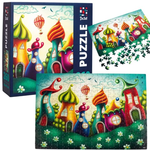 PUZZLE KOLOROWE BUDOWLE ZESTAW UKŁADANKA 260 ELEMENTÓW ROTER KAFER ROTER KAFER