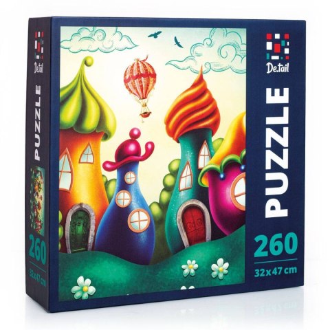 PUZZLE KOLOROWE BUDOWLE ZESTAW UKŁADANKA 260 ELEMENTÓW ROTER KAFER ROTER KAFER