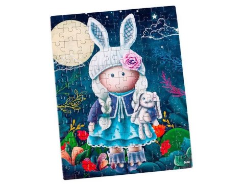 PUZZLE LALKA Z KRÓLICZKIEM ZESTAW UKŁADANKA MAGICZNE PUZZLE DLA DZIECI ROTER KAFER PUZZLE LALKA Z KRÓLICZKIEM ZESTAW UKŁADANKA MAGICZNE PUZZLE DLA DZIECI ROTER KAFER