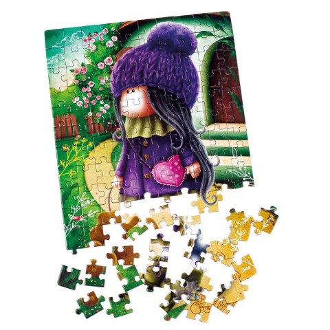 PUZZLE UROCZA LALKA ZE SŁONIKIEM ZESTAW UKŁADANKA 120 ELEMENTÓW ROTER KAFER ROTER KAFER