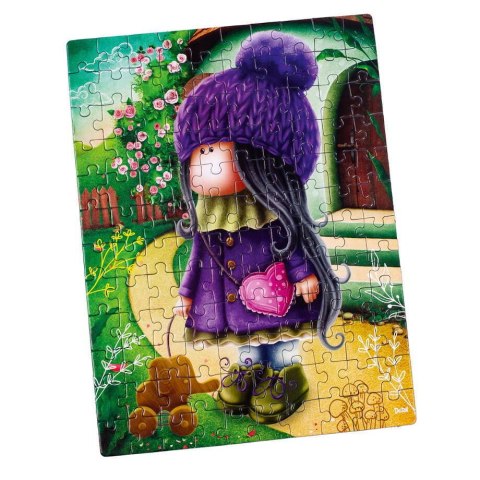PUZZLE UROCZA LALKA ZE SŁONIKIEM ZESTAW UKŁADANKA 120 ELEMENTÓW ROTER KAFER ROTER KAFER