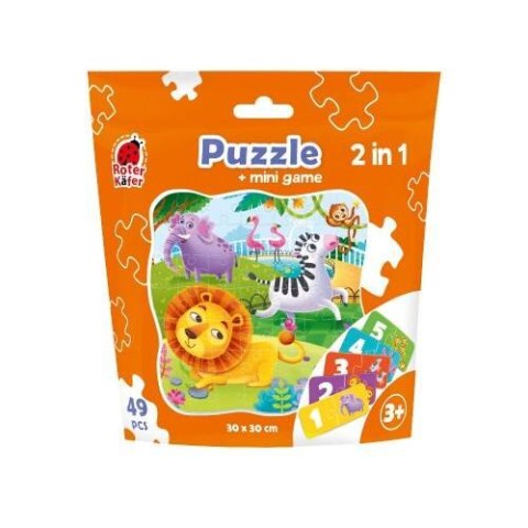 RK1140-06 PUZZLE 2W1. ZOO ROTER KAFER RK1140-06 PUZZLE 2W1. ZOO ROTER KAFER