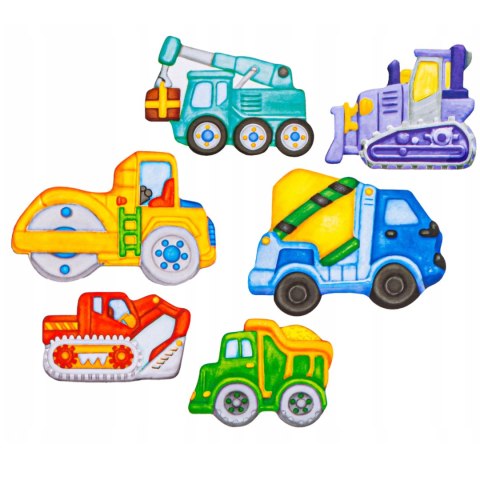 CREATIVE HANDMADE DIY GYPSUM PAINTED TOY REFRIGERATOR PASTE-TRUCK IMPORT PRONICE