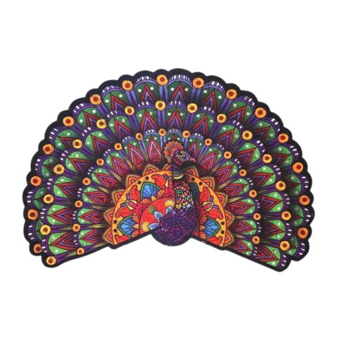 PUZZLE DREWNIANE UKŁADANKA LUKSUSOWY PAW ZESTAW PUZZLI A4 OZDOBA KOLOROWA PUZZLEOK PUZZLE DREWNIANE UKŁADANKA LUKSUSOWY PAW ZESTAW PUZZLI A4 OZDOBA KOLOROWA PUZZLEOK