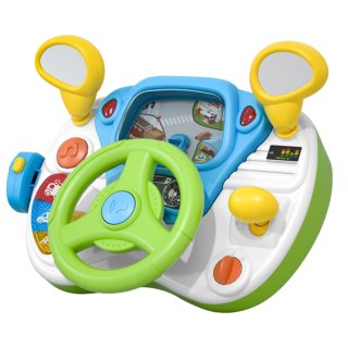 SYMULATOR JAZDY KOKPIT SAMOCHODU EFEKTY DŹWIĘKOWE ŚWIETLNE LUSTERKA IMPORT PRONICE
