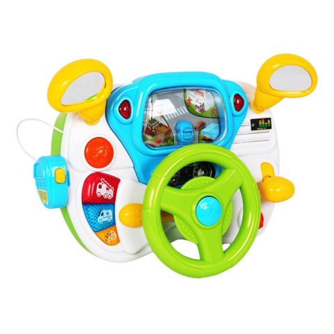 SYMULATOR JAZDY KOKPIT SAMOCHODU EFEKTY DŹWIĘKOWE ŚWIETLNE LUSTERKA IMPORT PRONICE