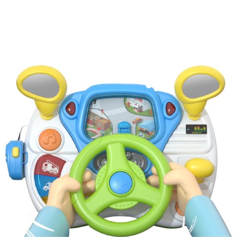 SYMULATOR JAZDY KOKPIT SAMOCHODU EFEKTY DŹWIĘKOWE ŚWIETLNE LUSTERKA IMPORT PRONICE