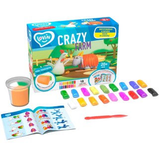 ZESTAW CIASTOLINY CRAZY FARM 41189 LOVIN