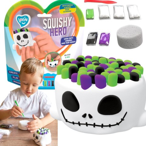 ZESTAW Z LEKKA CIASTOLINA SQUISHY SCARY 70126 LOVIN