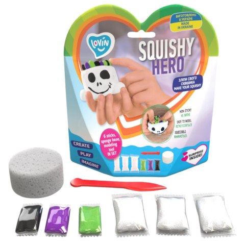 ZESTAW Z LEKKA CIASTOLINA SQUISHY SCARY 70126 LOVIN