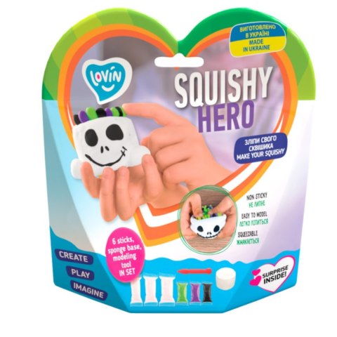 ZESTAW Z LEKKA CIASTOLINA SQUISHY SCARY 70126 LOVIN