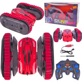 AUTO SAMOCHÓD ZDALNIE STEROWANY PILOT RC GĄSIENICE KABEL ŚWIATŁO LED IMPORT PRONICE