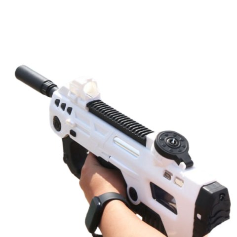 PISTOLET NA WODĘ ELEKTRYCZNY AUTOMATYCZNY MIOTACZ KARABIN WODNY DUŻY IMPORT PRONICE