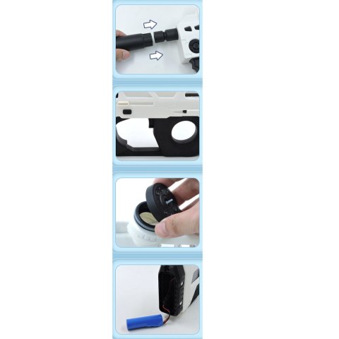 PISTOLET NA WODĘ ELEKTRYCZNY AUTOMATYCZNY MIOTACZ KARABIN WODNY DUŻY IMPORT PRONICE