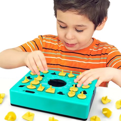PUZZLE UKŁADANKA NA CZAS DOPASOWYWANIE KSZTAŁTÓW POKRĘTŁO SZUFLADKA IMPORT PRONICE