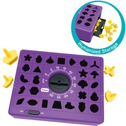 PUZZLE UKŁADANKA NA CZAS DOPASOWYWANIE KSZTAŁTÓW POKRĘTŁO SZUFLADKA IMPORT PRONICE