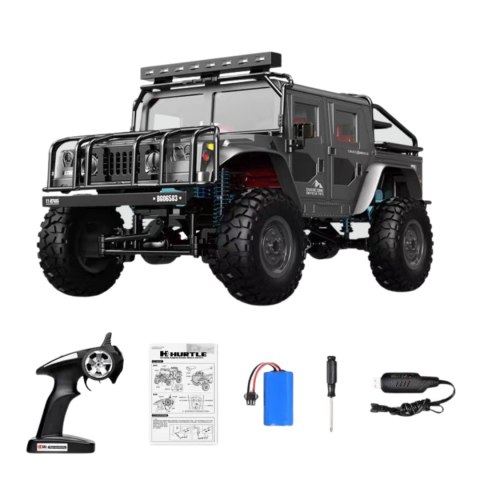 SAMOCHÓD TERENOWY HUMMER ZDALNIE STEROWANY PILOTEM NAPĘD 4X4 ŚWIATŁA LED IMPORT PRONICE