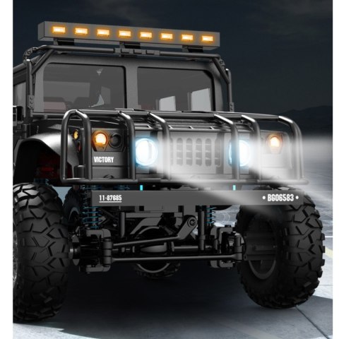 SAMOCHÓD TERENOWY HUMMER ZDALNIE STEROWANY PILOTEM NAPĘD 4X4 ŚWIATŁA LED IMPORT PRONICE