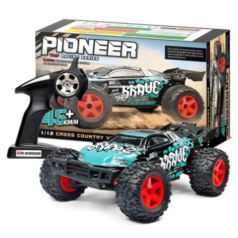 SAMOCHÓD TERENOWY ZDALNIE STEROWANY PILOTEM NAPĘD 4X4 DUŻE GUMOWE KOŁA ABS IMPORT PRONICE