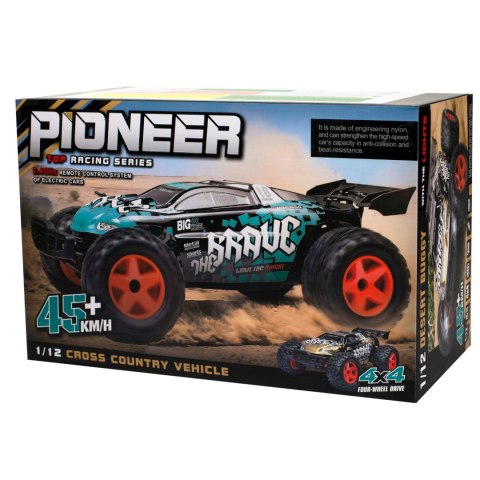 SAMOCHÓD TERENOWY ZDALNIE STEROWANY PILOTEM NAPĘD 4X4 DUŻE GUMOWE KOŁA ABS IMPORT PRONICE