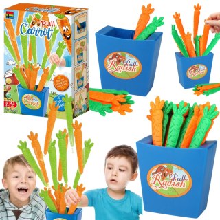 WYCIĄGNIJ MARCHEWKĘ KOSZYK GRA ZRĘCZNOŚCIOWA RODZINNA EDUKACYJNA IMPORT PRONICE