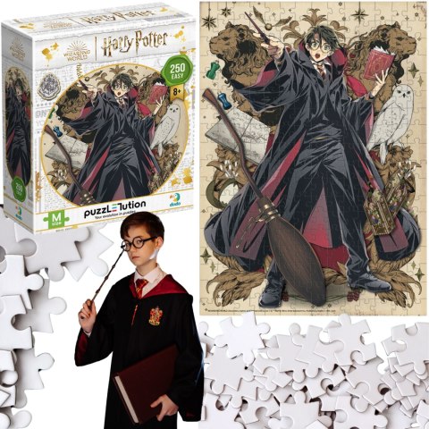 PUZZLE "HARRY POTTER" DLA CAŁEJ RODZINY WYSOKA JAKOŚĆ 250 ELEMENTÓW WIEK 8+ DODO